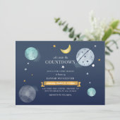 Buitenspatie en Baby shower Kaart (Staand voorkant)