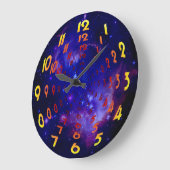Buitenspatie Galaxy / Nebula Wormhole Numbers Grote Klok (Hoek)