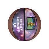 Buitenspatie Nebula Foto Basketball Ball Basketbal (Verticaal)