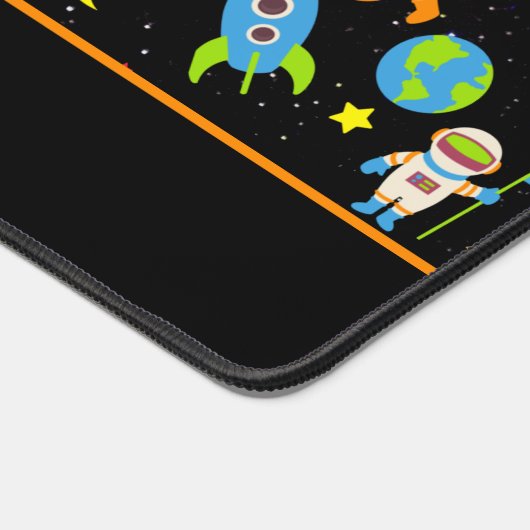 Buitenspatie Rocket Planet Black Bureaumat (Hoek)
