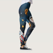 Buitenspatie Sluiting Night Stars Planet Leggings (Rechts)