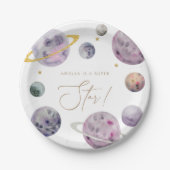 Buitenspatie Super Star  Papieren Bordje (Voorkant)