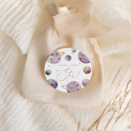 Buitenspatie Supersterflor of envelop Ronde Sticker