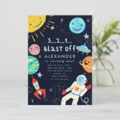 Buitenspatiebalk van Birthday Kaart (Staand voorkant)