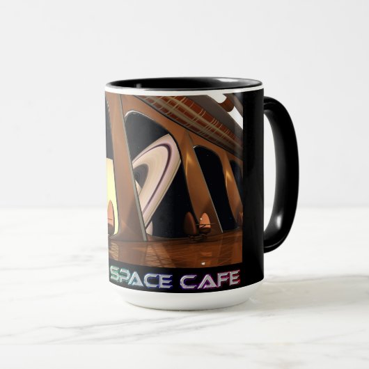 BuitenspatieCafe tabel met een Uitzicht Mok (Voorkant rechts)