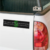 Buitensporige uitgaven bumpersticker (Op Truck)
