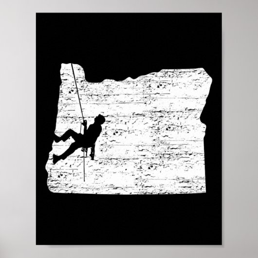 Buitensport Oregon Klimmen Poster (Voorkant)
