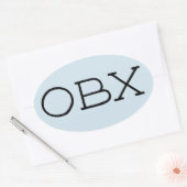 Buitenste banken Sticker 3 (Envelop)