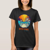 Buitenste banken Sunset Matching Vacation Friends  T-shirt (Voorkant)
