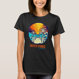 Buitenste banken Sunset Matching Vacation Friends  T-shirt