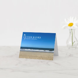 Buitenste banken Wave Notecards Kaart