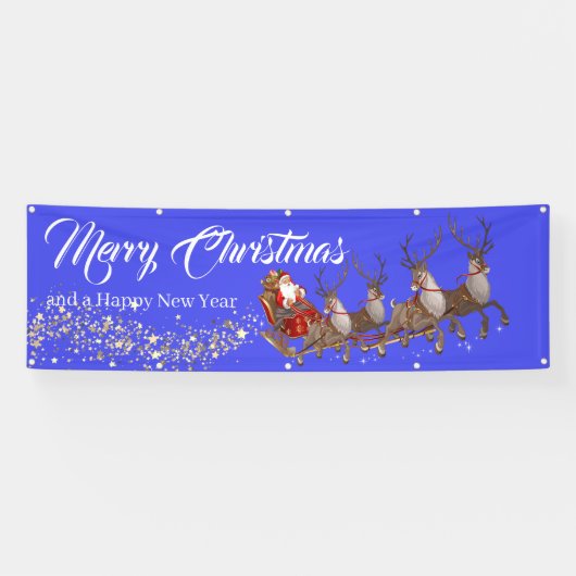 Buitenste kerstfeestdagen spandoek (Horizontaal)