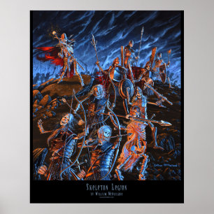 Buitenste kunstskelet Legion 16x20 POSTER