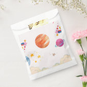 Buitenste Ruimte Galaxy Thema - Licht Bedankzakje (Gezegeld)