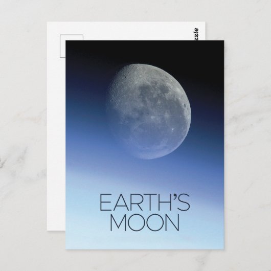 Buitenste Ruimte, Galaxy, Zonnestelsel, Maan van d Briefkaart (Voorkant / Achterkant)