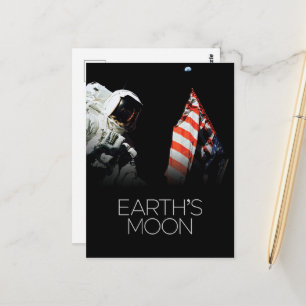 Buitenste Ruimte, Galaxy, Zonnestelsel, Maan van d Briefkaart