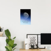 Buitenste Ruimte, Galaxy, Zonnestelsel, Maan van d Poster (Thuiskantoor)