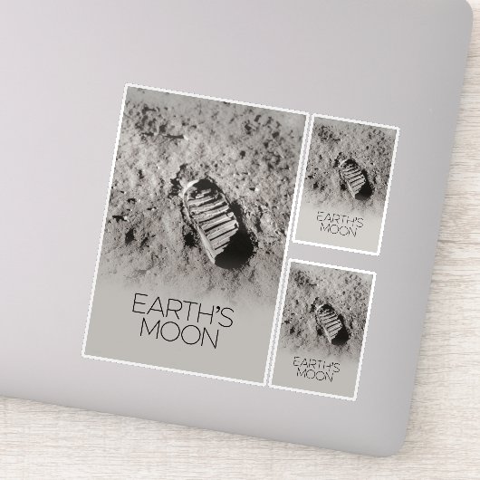 Buitenste Ruimte, Galaxy, Zonnestelsel, Maan van d Sticker (Detail)