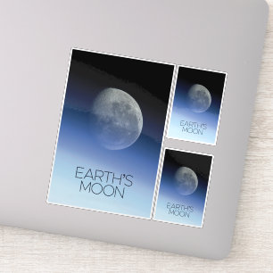 Buitenste Ruimte, Galaxy, Zonnestelsel, Maan van d Sticker