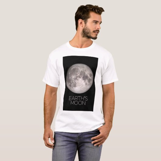 Buitenste Ruimte, Galaxy, Zonnestelsel, Maan van d T-shirt (Voorkant volledig)