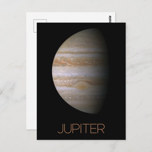 Buitenste Ruimte, Galaxy, Zonnestelsel, Planeet Ju Briefkaart (Voorkant / Achterkant)