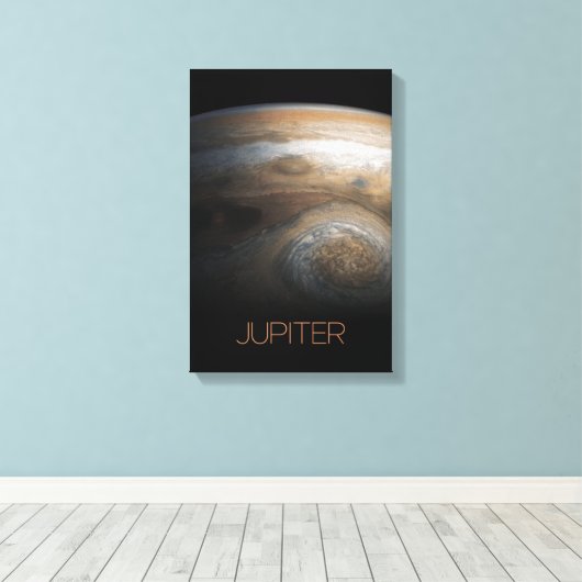 Buitenste Ruimte, Galaxy, Zonnestelsel, Planeet Ju Canvas Afdruk (Insitu (Houten vloer))