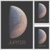 Buitenste Ruimte, Galaxy, Zonnestelsel, Planeet Ju Sticker (Voorkant)