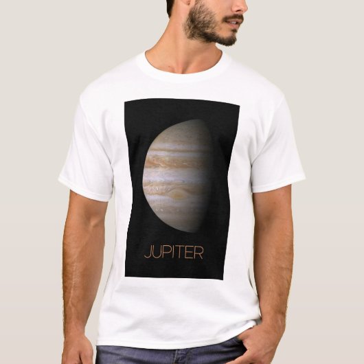 Buitenste Ruimte, Galaxy, Zonnestelsel, Planeet Ju T-shirt (Voorkant)