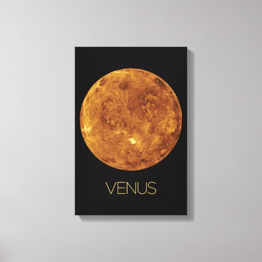 Buitenste Ruimte, Melkweg, Zonnestelsel, Planeet V Canvas Afdruk (Voorkant)