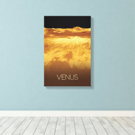 Buitenste Ruimte, Melkweg, Zonnestelsel, Planeet V Canvas Afdruk