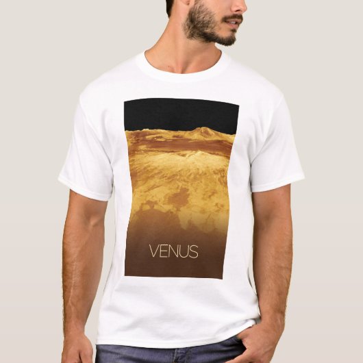 Buitenste Ruimte, Melkweg, Zonnestelsel, Planeet V T-shirt (Voorkant)