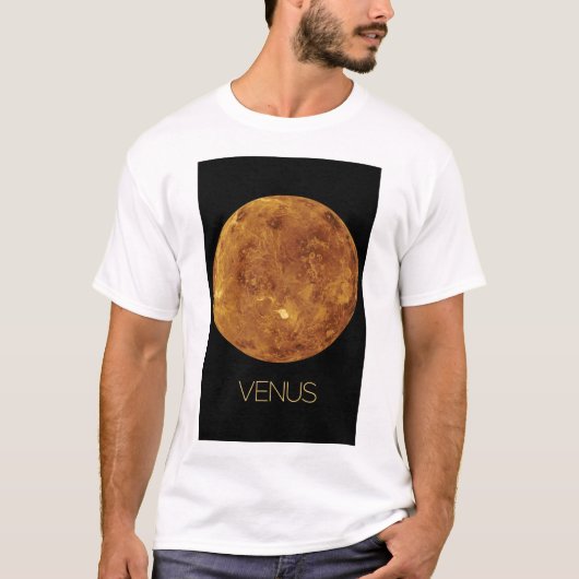 Buitenste Ruimte, Melkweg, Zonnestelsel, Planeet V T-shirt (Voorkant)