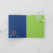 Buitenste Ruimte Raket Vouwen Dank u kaarten (Binnen)