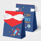 Buitenste Ruimteraket Marine & Rode Gift Favoriete Bedankdoosjes