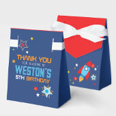 Buitenste Ruimteraket Marine & Rode Gift Favoriete Bedankdoosjes