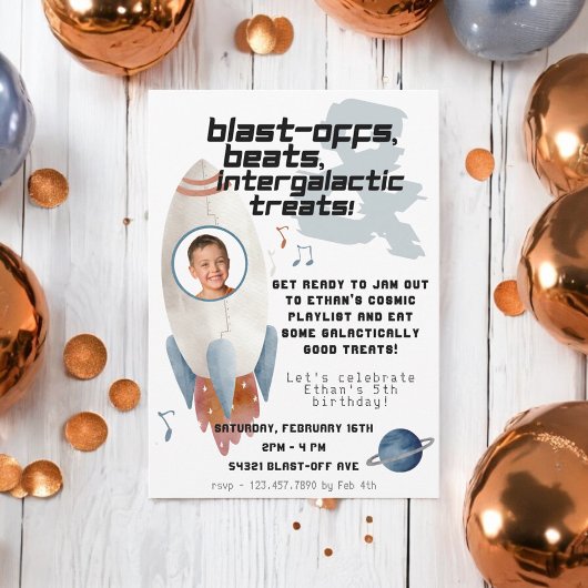 Buitenste Ruimteraket Schip Astronaut Fotoverjaard Kaart