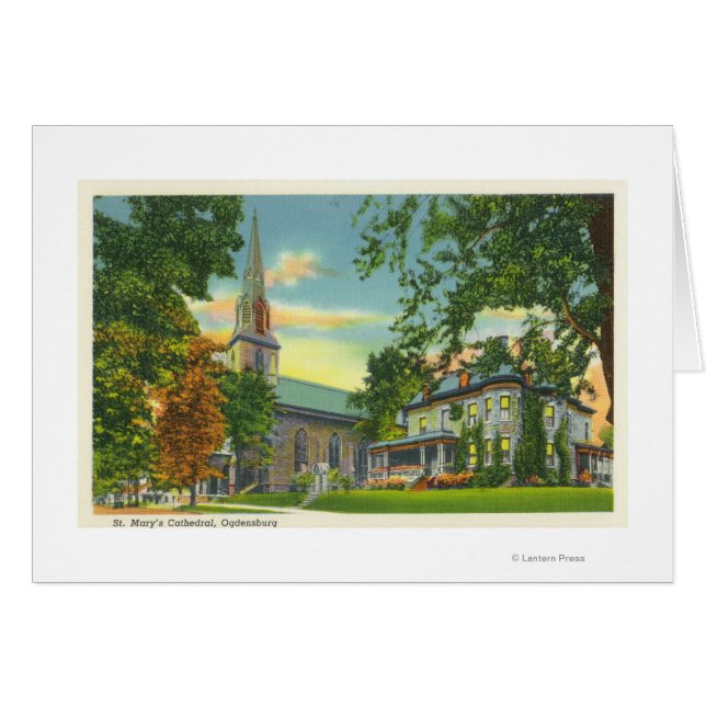 Buitenste Uitzicht van de kathedraal van St. Mary (Voorkant Horizontaal)