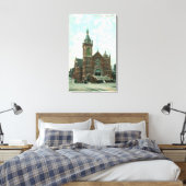 Buitenste Uitzicht van de kathedraal van St. Mary Canvas Afdruk (Insitu (Slaapkamer))