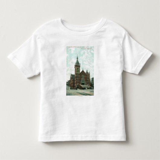 Buitenste Uitzicht van de kathedraal van St. Mary Kinder Shirts (Voorkant)