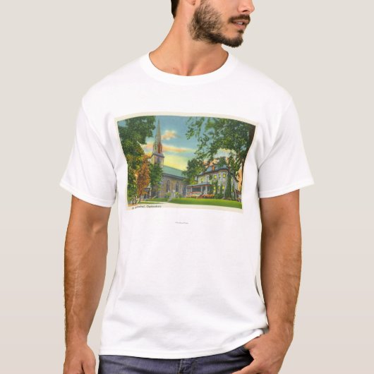 Buitenste Uitzicht van de kathedraal van St. Mary T-shirt (Voorkant)