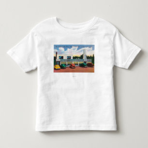 Buitenste Uitzicht van de koffiewinkel van de towe Kinder Shirts