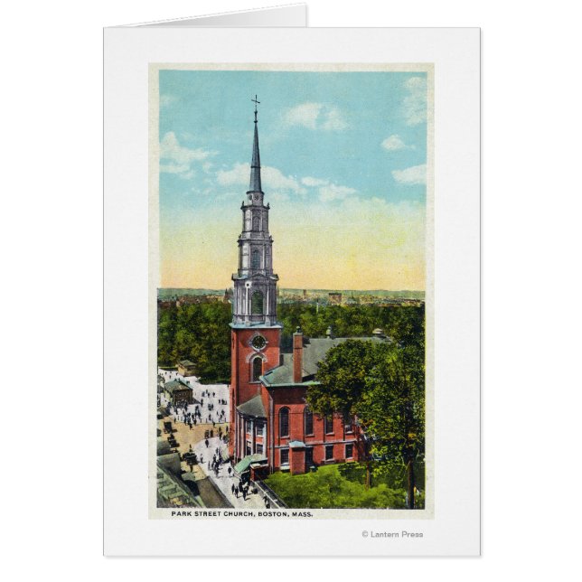 Buitenste Uitzicht van de Park Street Church (Voorkant)