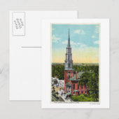 Buitenste Uitzicht van de Park Street Church Briefkaart (Voorkant / Achterkant)