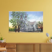 Buitenste Uitzicht van de St. Mary's Church Canvas Afdruk (Insitu (Woonkamer))