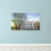 Buitenste Uitzicht van de St. Mary's Church Canvas Afdruk (Insitu (Houten vloer))