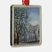 Buitenste Uitzicht van de St. Mary's Church Metalen Ornament (Rechts)