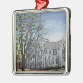 Buitenste Uitzicht van de St. Mary's Church Metalen Ornament (Links)