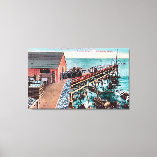 Buitenste Uitzicht van de verpakking van Del Monte Canvas Afdruk (Voorkant)