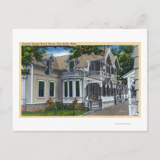 Buitenste Uitzicht van een standaard Ginger Bread Briefkaart (Voorkant)