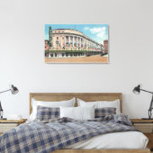 Buitenste Uitzicht van het Eastman Theater & Schoo Canvas Afdruk (Insitu (Slaapkamer))